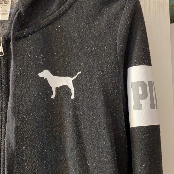 Black & white speckled PINK sweater✨ - Picture 3 of 4